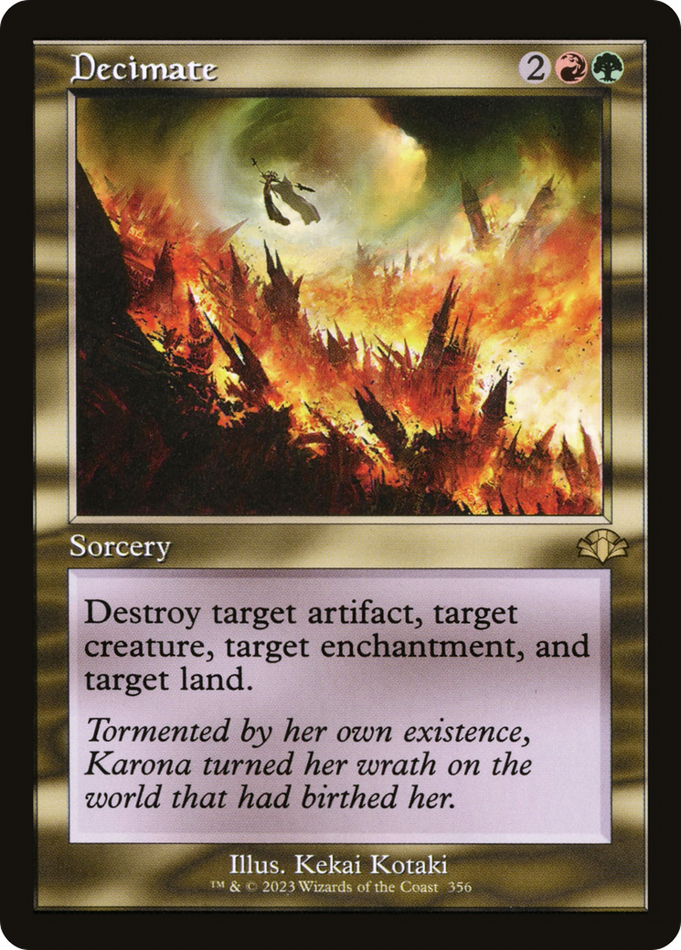 Decimate (Retro) [Dominaria Remastered] - Magic: The Gathering - Card Brawlers | Quebec | Canada |