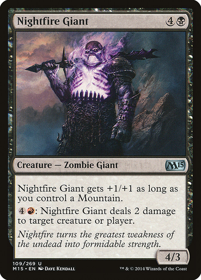 Nightfire Giant [Magic 2015] - Magic: The Gathering - Card Brawlers | Quebec | Canada |