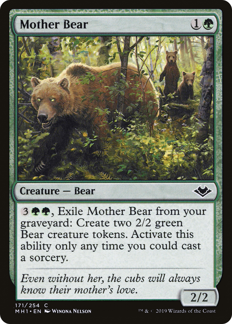 Mother Bear [Modern Horizons] - Magic: The Gathering - Card Brawlers | Quebec | Canada |