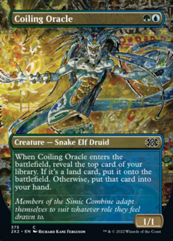 Coiling Oracle (Borderless Alternate Art) [Double Masters 2022] - Magic: The Gathering - Card Brawlers | Quebec | Canada |