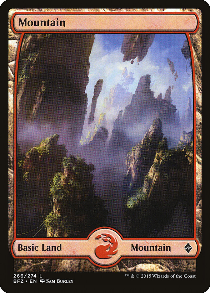 Mountain (266) (Full Art) [Battle for Zendikar] - Magic: The Gathering - Card Brawlers | Quebec | Canada |