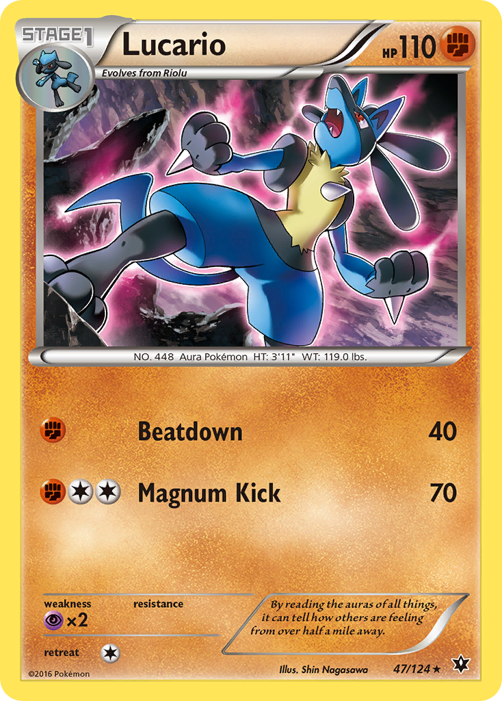 Lucario (47/124) [XY: Fates Collide] - Pokémon - Card Brawlers | Quebec | Canada |