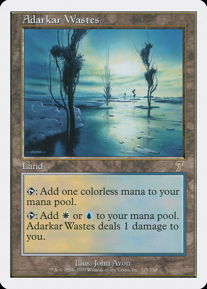 Adarkar Wastes [Seventh Edition] - Magic: The Gathering - Card Brawlers | Quebec | Canada |