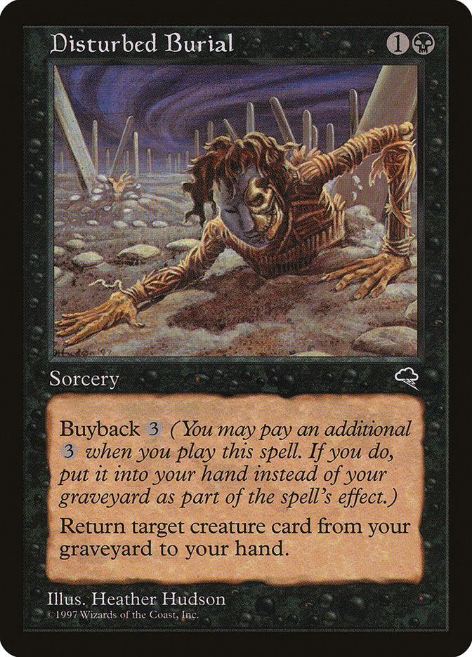 Disturbed Burial [Tempest] - Magic: The Gathering - Card Brawlers | Quebec | Canada |