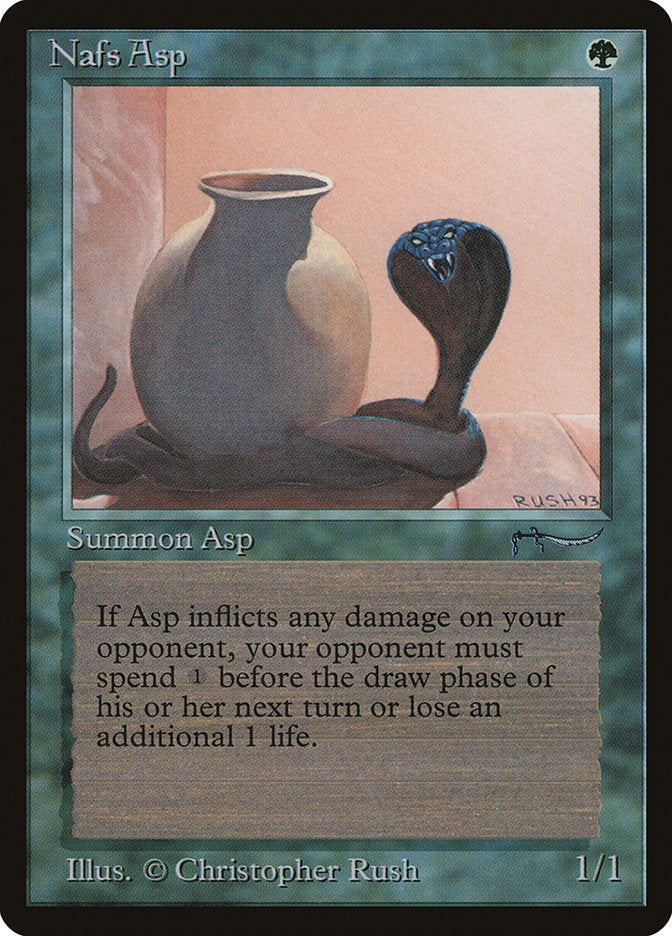 Nafs Asp (Dark Mana Cost) [Arabian Nights] - Magic: The Gathering - Card Brawlers | Quebec | Canada |