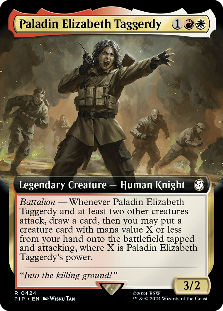 Paladin Elizabeth Taggerdy (Extended Art) [Fallout] - Magic: The Gathering - Card Brawlers | Quebec | Canada |