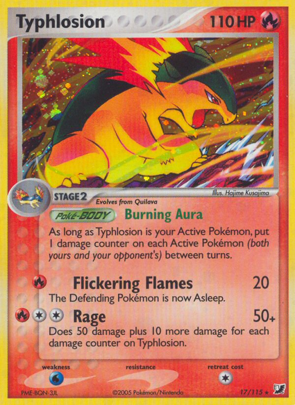 Typhlosion (17/115) [EX: Unseen Forces] - Pokémon - Card Brawlers | Quebec | Canada |