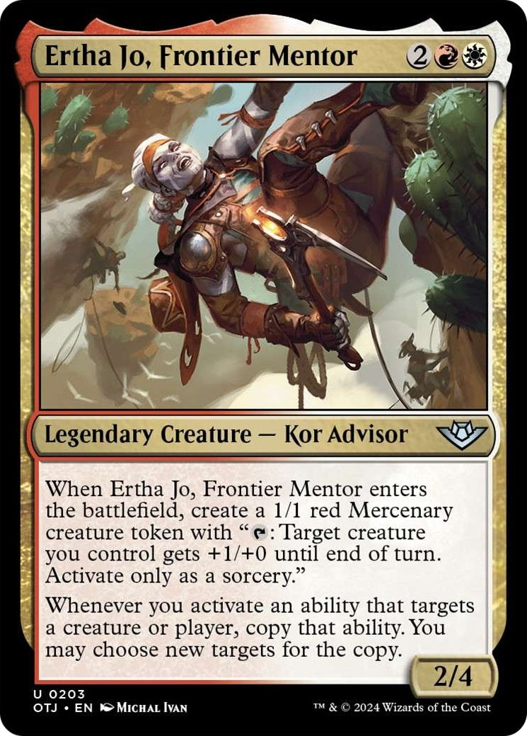 Ertha Jo, Frontier Mentor [Outlaws of Thunder Junction] - Magic: The Gathering - Card Brawlers | Quebec | Canada |