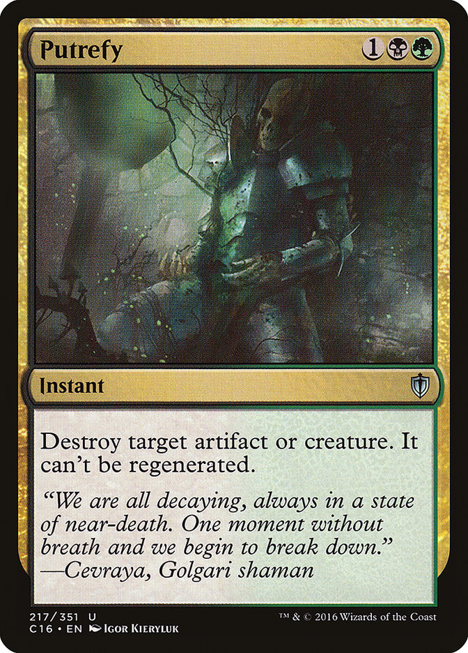 Putrefy [Commander 2016] - Magic: The Gathering - Card Brawlers | Quebec | Canada |