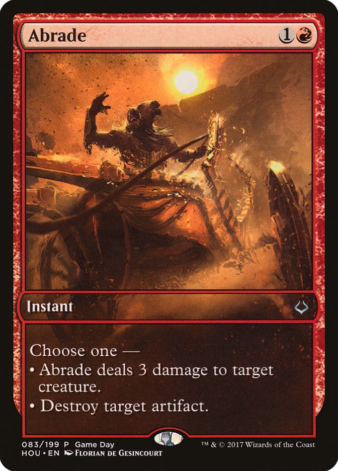 Abrade (Game Day) [Hour of Devastation Promos] - Magic: The Gathering - Card Brawlers | Quebec | Canada |