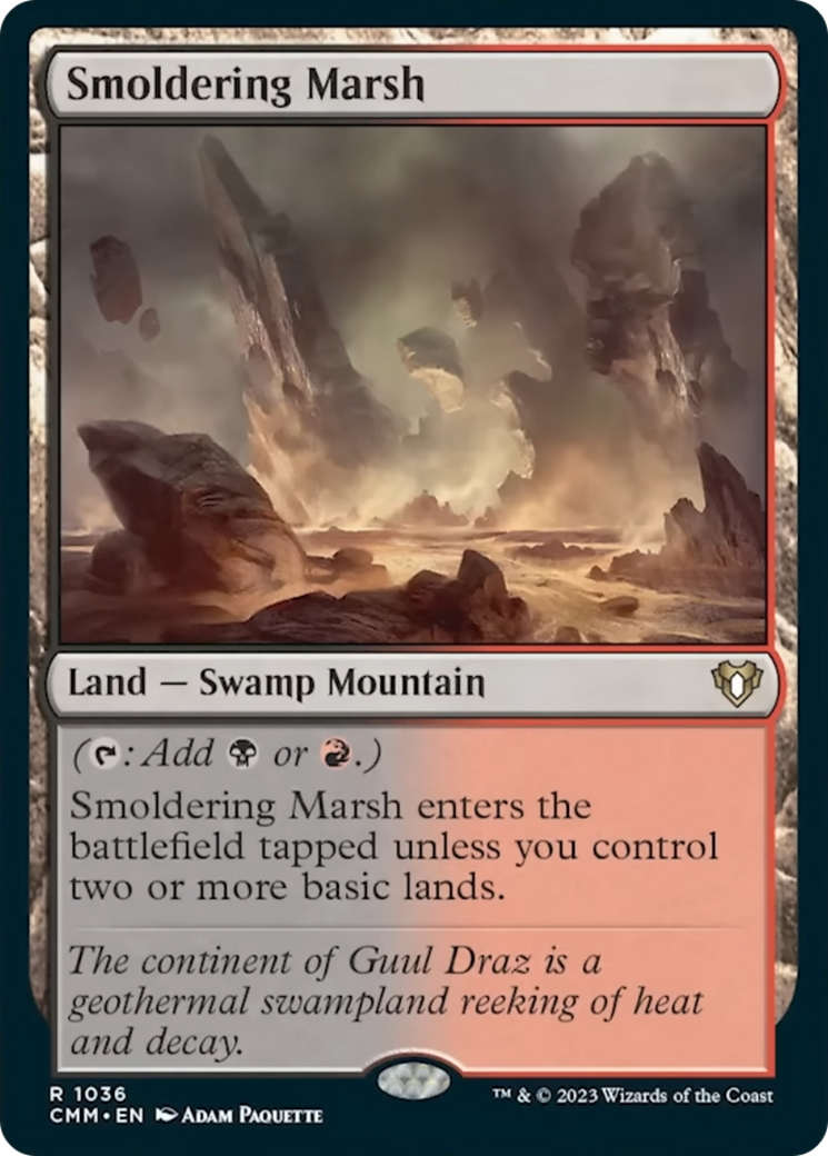 Smoldering Marsh [Commander Masters] - Magic: The Gathering - Card Brawlers | Quebec | Canada |