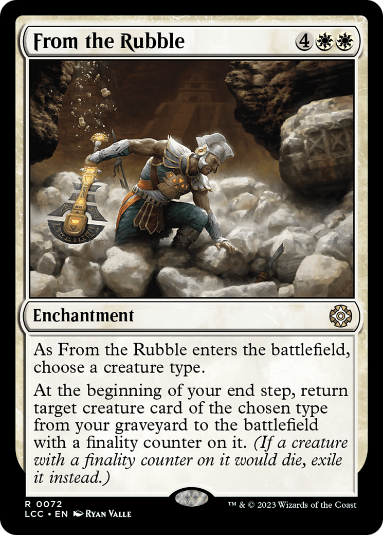 From the Rubble [The Lost Caverns of Ixalan Commander] - Magic: The Gathering - Card Brawlers | Quebec | Canada |