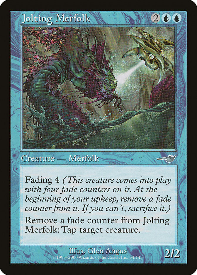 Jolting Merfolk [Nemesis] - Magic: The Gathering - Card Brawlers | Quebec | Canada |