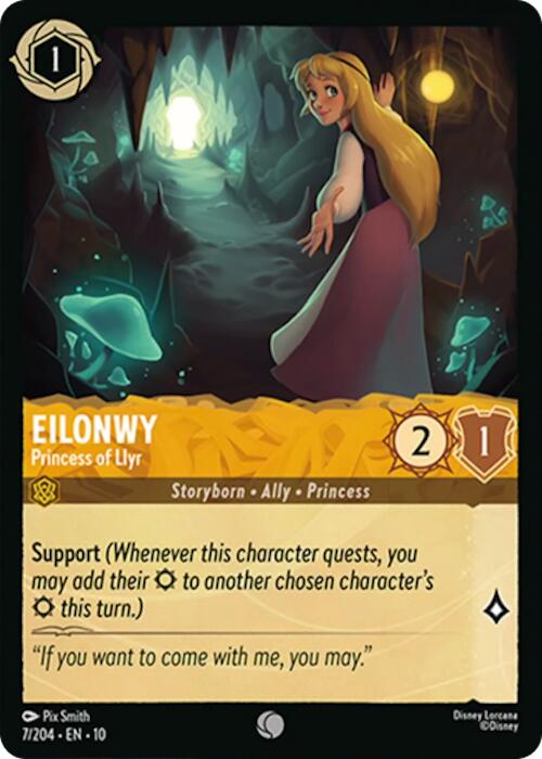 Eilonwy - Princess of Llyr (7/204) [Whispers in the Well] - Card Brawlers
