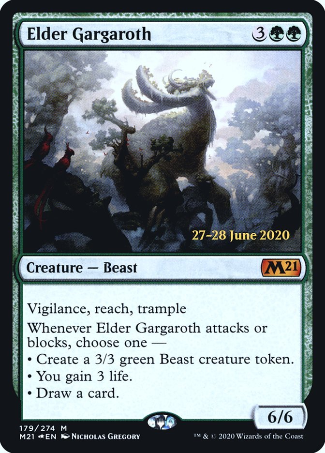 Elder Gargaroth [Core Set 2021 Prerelease Promos] - Card Brawlers
