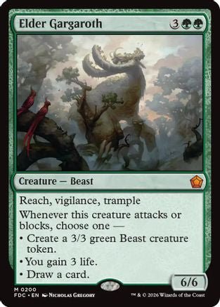 Elder Gargaroth (FDC-200) - Commander: Foundations - Card Brawlers