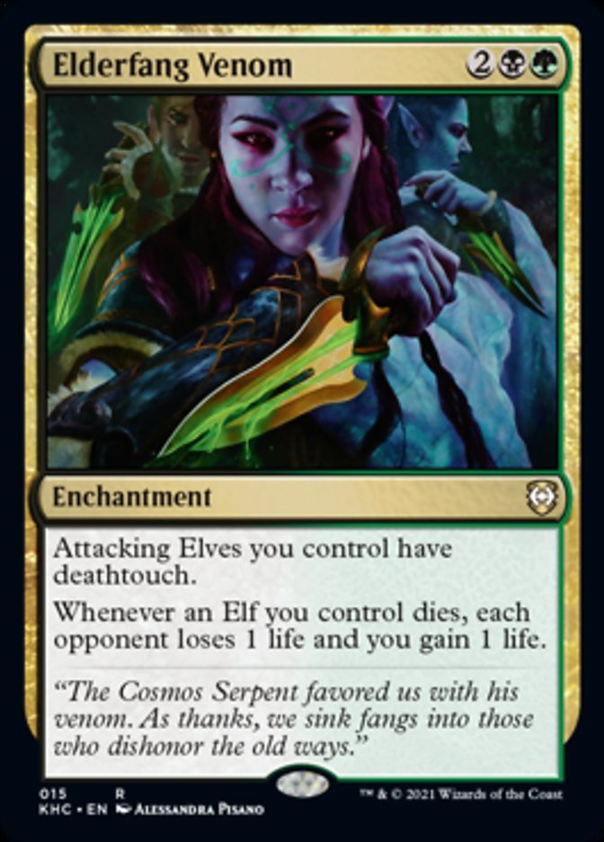 Elderfang Venom [Kaldheim Commander] - Card Brawlers