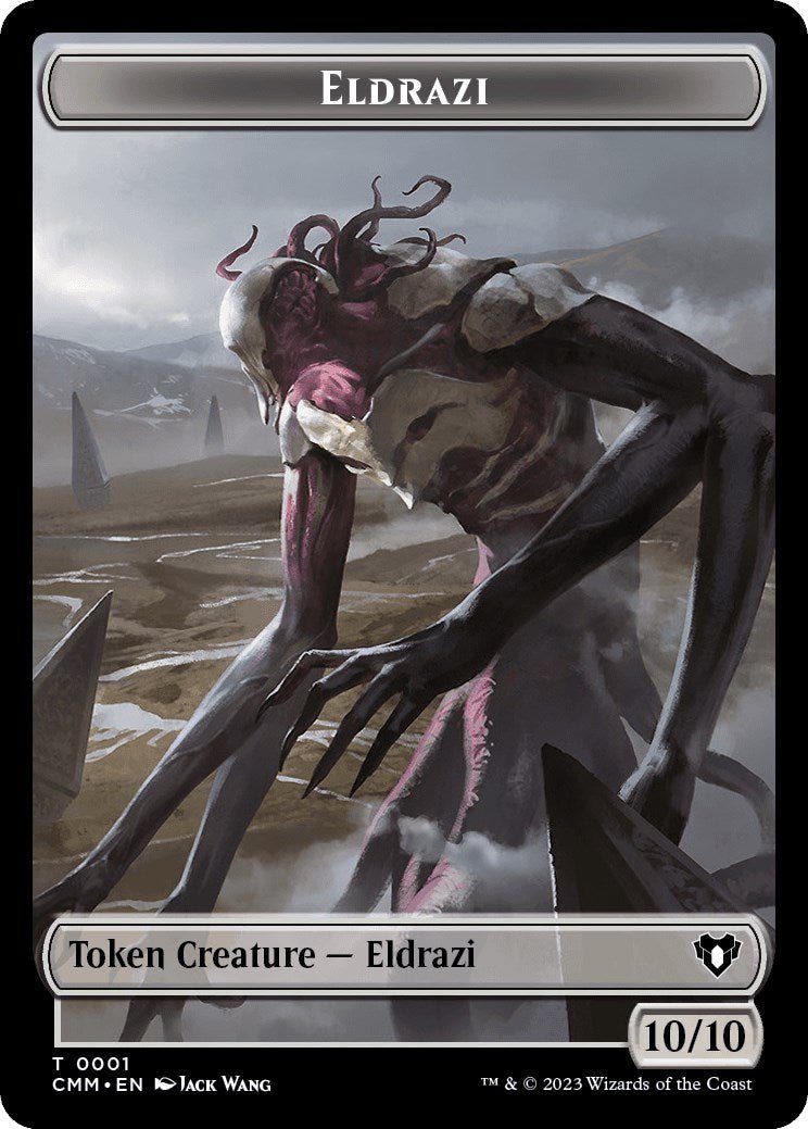 Eldrazi // Assassin Double - Sided Token [Commander Masters Tokens] - Card Brawlers