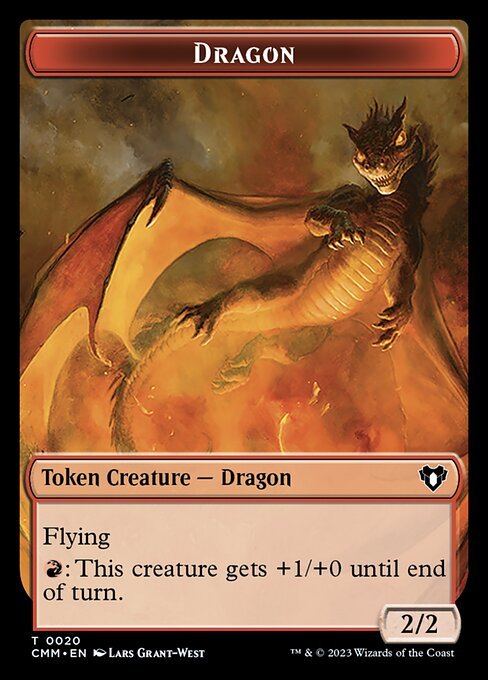 Eldrazi // Dragon (0020) Double - Sided Token [Commander Masters Tokens] - Card Brawlers