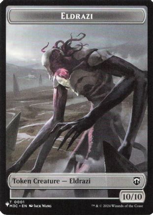 Eldrazi // Elf Warrior Double-Sided Token (LIST-1 // 21) - The List Reprints - Card Brawlers