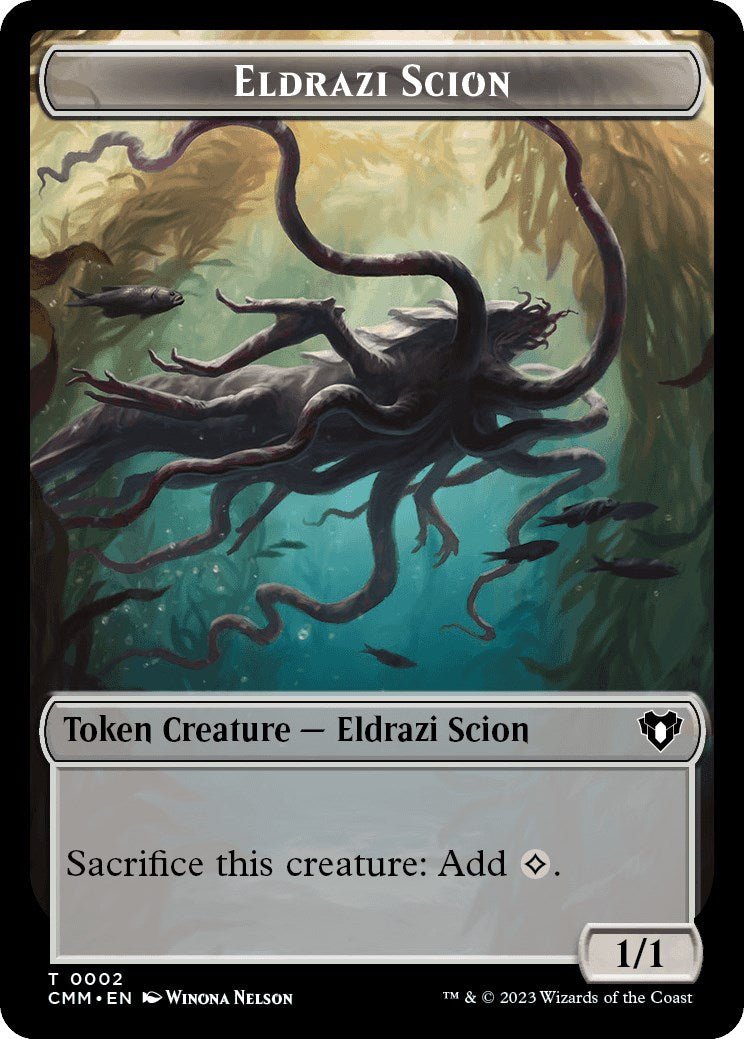 Eldrazi Scion // Emblem - Daretti, Scrap Savant Double - Sided Token [Commander Masters Tokens] - Card Brawlers