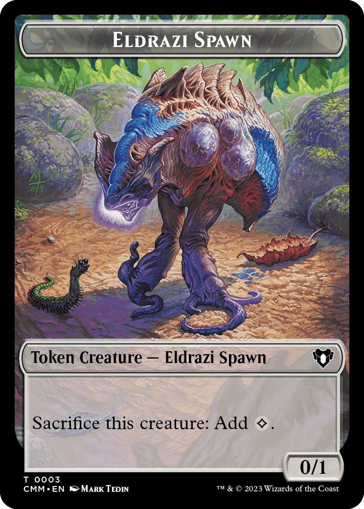Eldrazi Spawn // Cat (0005) Double - Sided Token [Commander Masters Tokens] - Card Brawlers