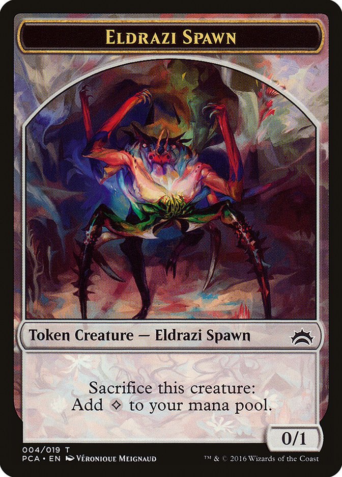 Eldrazi Spawn Token (004/019) [Planechase Anthology Tokens] - Card Brawlers