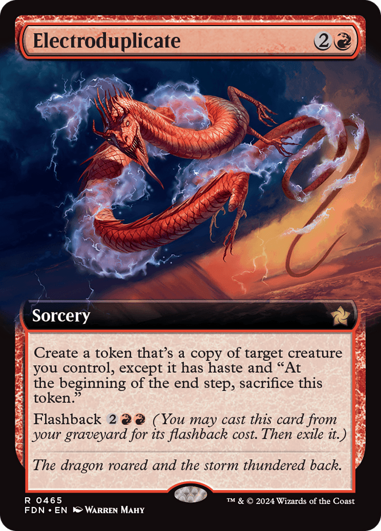 Electroduplicate (Extended Art) [Foundations] - Card Brawlers