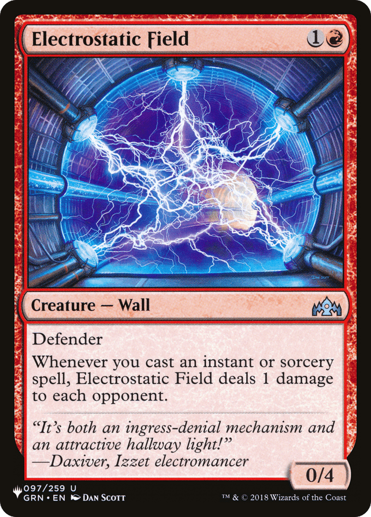 Electrostatic Field [The List] - Card Brawlers