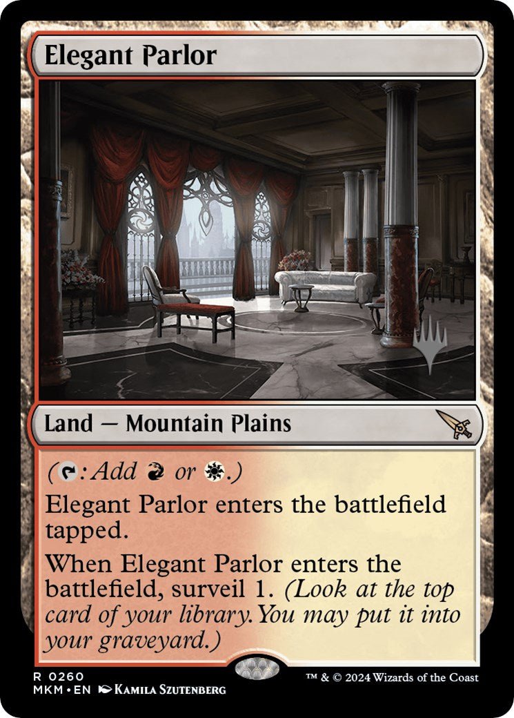 Elegant Parlor (Promo Pack) [Murders at Karlov Manor Promos] - Card Brawlers