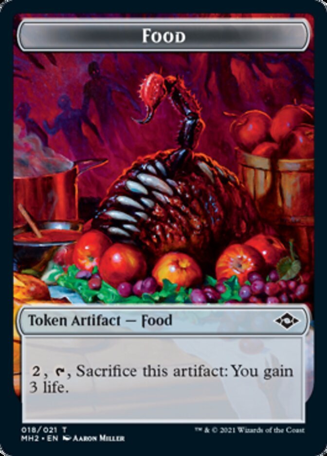 Elemental // Food (18) Double - Sided Token [Modern Horizons 2 Tokens] - Card Brawlers