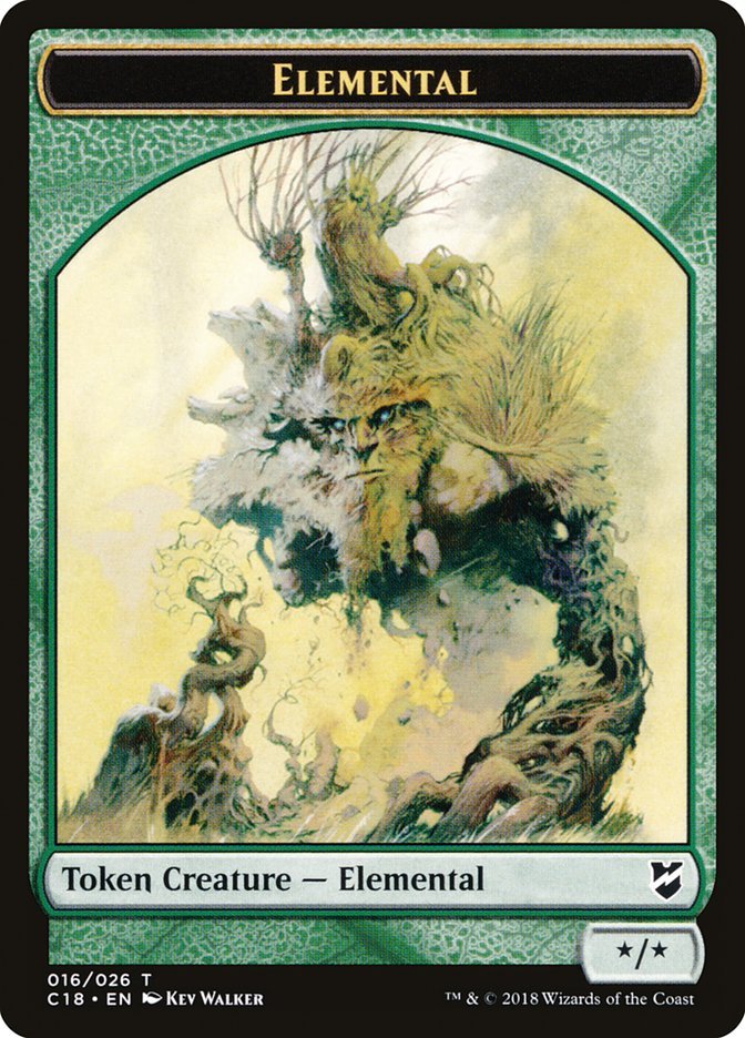 Elemental Token [Commander 2018 Tokens] - Card Brawlers
