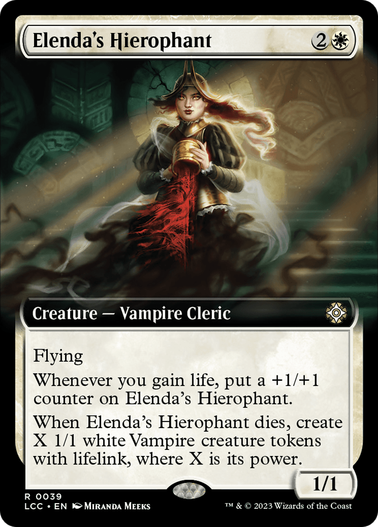Elenda's Hierophant (Extended Art) [The Lost Caverns of Ixalan Commander] - Card Brawlers
