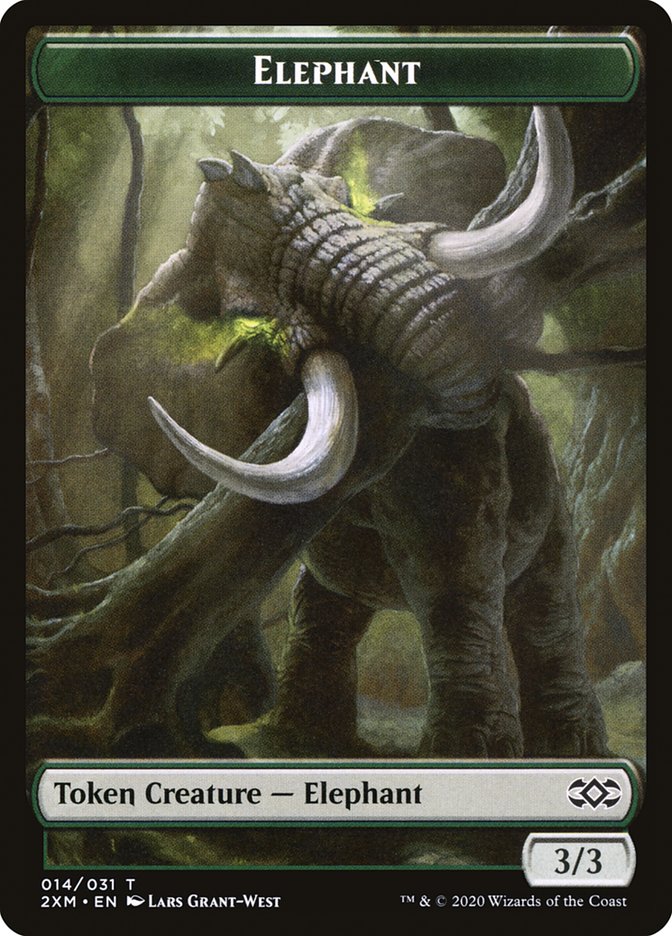 Elephant Token [Double Masters Tokens] - Card Brawlers