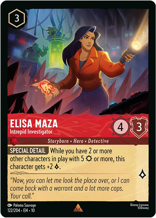 Elisa Maza - Intrepid Investigator (122/204) [Whispers in the Well] - Card Brawlers