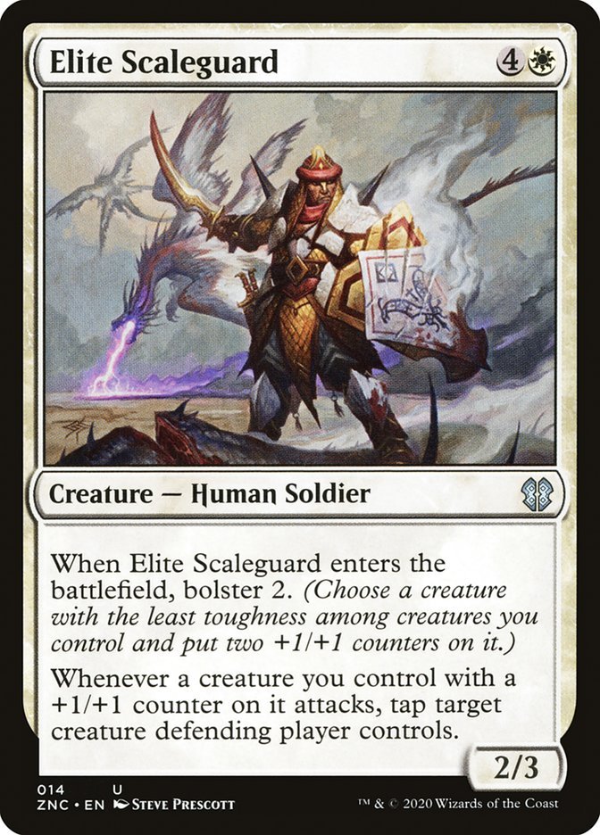 Elite Scaleguard [Zendikar Rising Commander] - Card Brawlers