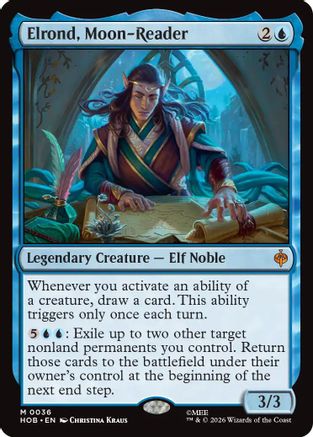 Elrond, Moon-Reader (HOB-036) - The Hobbit - Card Brawlers