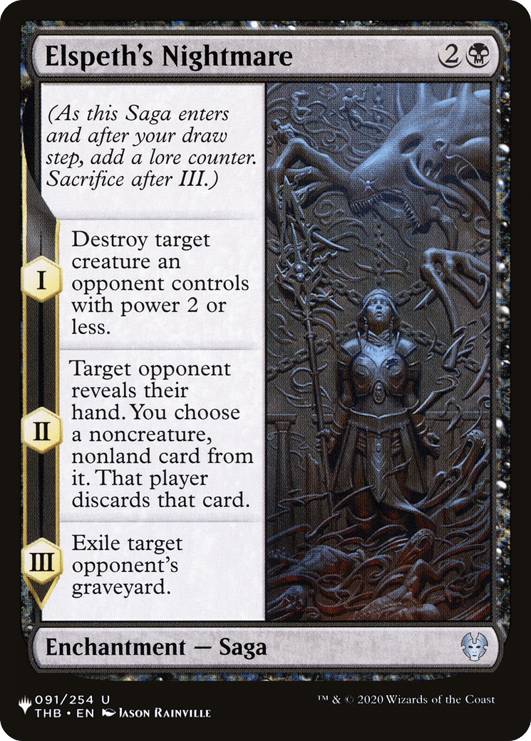 Elspeth's Nightmare [The List] - Card Brawlers