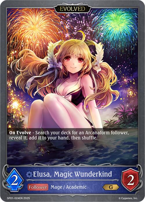 Elusa, Magic Wunderkind (Evolved) (SP01 - 024EN) [Seaside Memories] - Card Brawlers