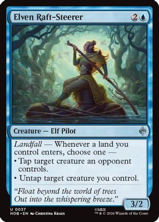 Elven Raft-Steerer (HOB-037) - The Hobbit Foil - Card Brawlers