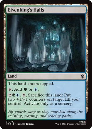 Elvenking's Halls (HOB-182) - The Hobbit Foil - Card Brawlers