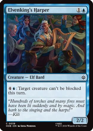 Elvenking's Harper (HOB-038) - The Hobbit - Card Brawlers