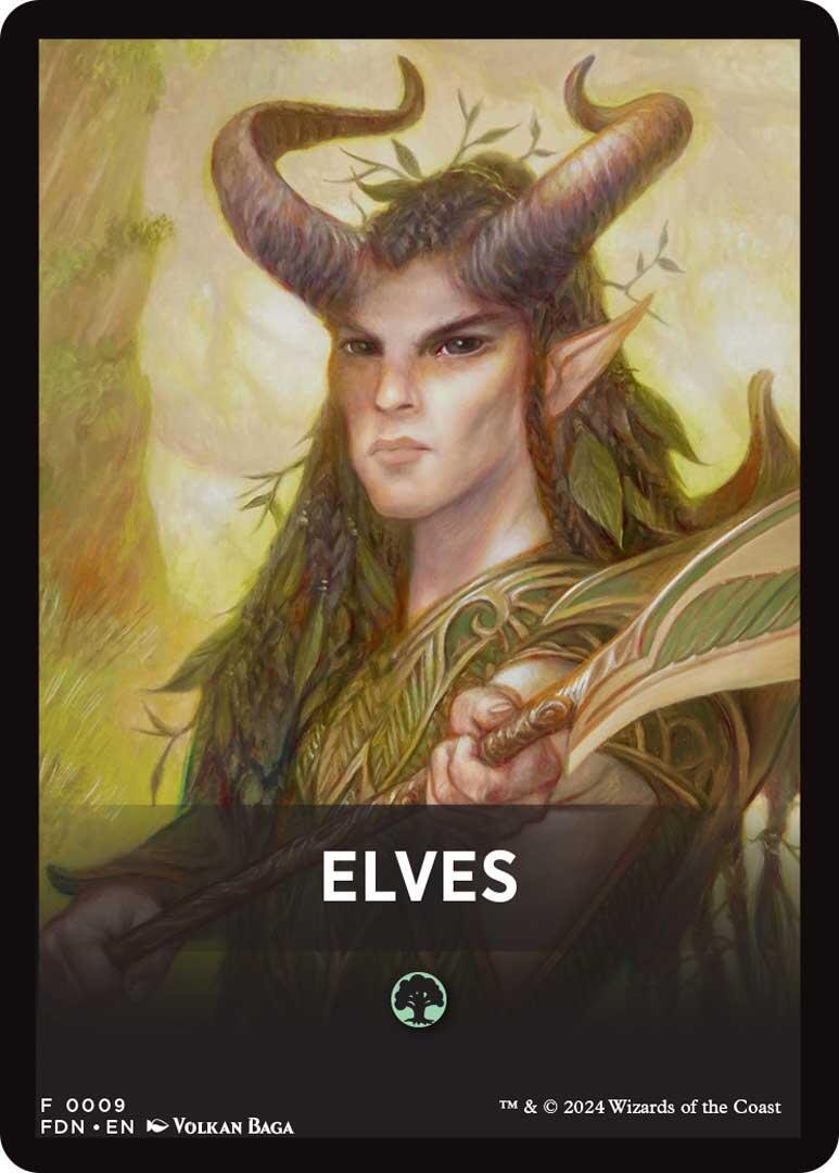Elves Theme Card [Foundations Tokens] - Card Brawlers