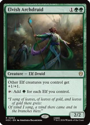 Elvish Archdruid (HOC-204) - The Hobbit: Eternal-Legal - Card Brawlers