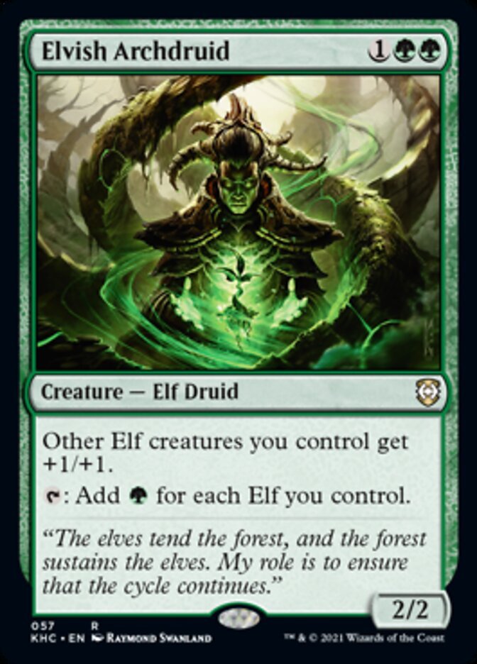 Elvish Archdruid [Kaldheim Commander] - Card Brawlers