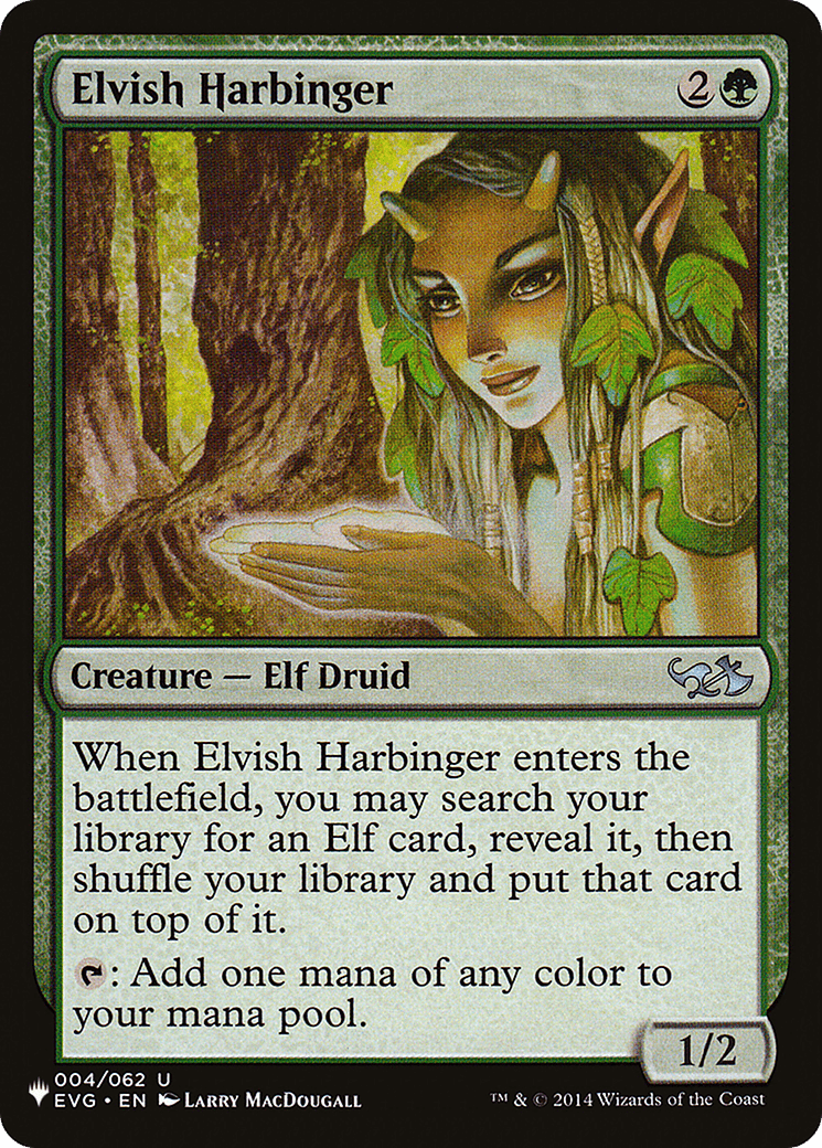 Elvish Harbinger [The List] - Card Brawlers