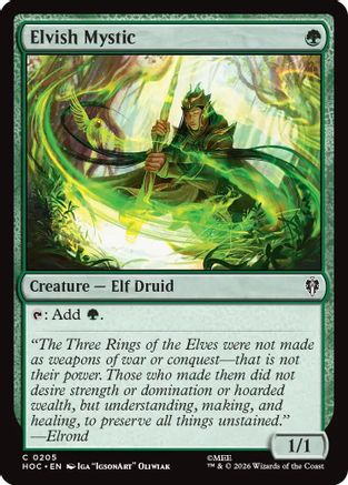Elvish Mystic (HOC-205) - The Hobbit: Eternal-Legal - Card Brawlers