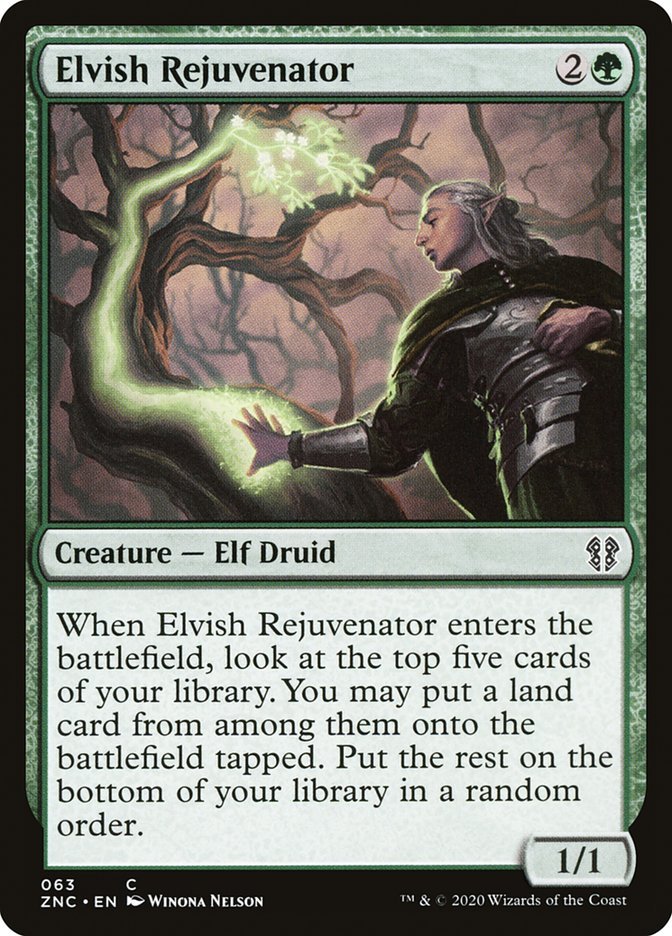 Elvish Rejuvenator [Zendikar Rising Commander] - Card Brawlers