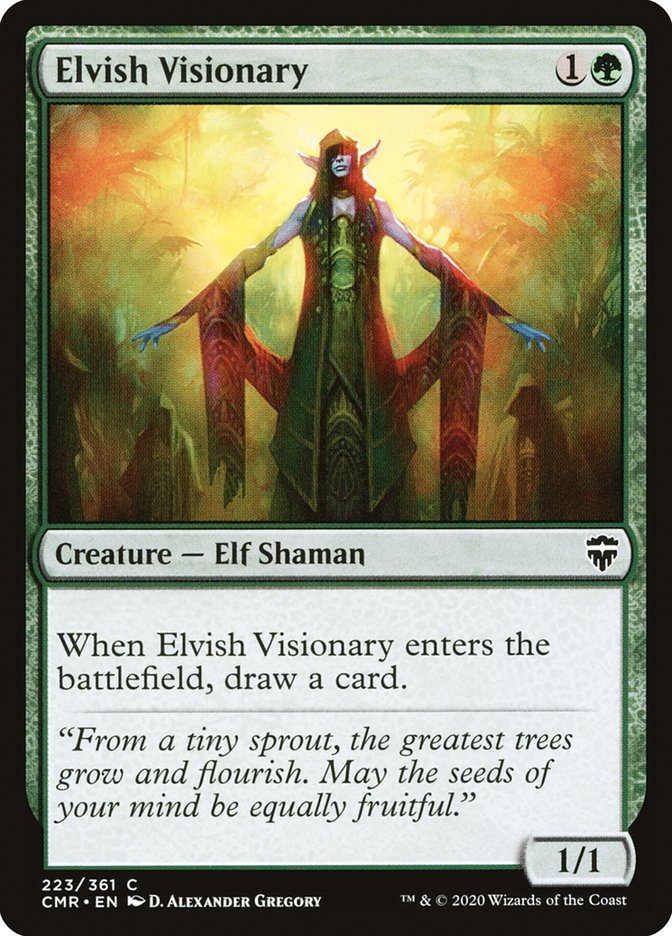 Elvish Visionary [Commander Legends] - Card Brawlers