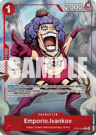 Emporio.Ivankov (Full Art) (ST30-004) - Starter Deck EX: Luffy & Ace Foil - Card Brawlers